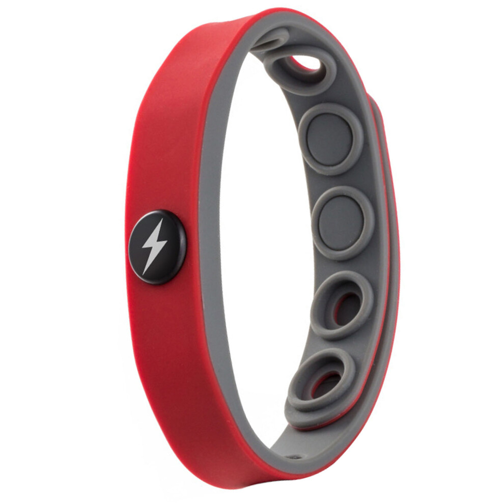 Silicone Anti-Static Wristband Soft Wireless Negative Ions For Men Women Red 8111338494088