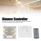 DC12-24V Stepless Dimmer Control with Remote, ABS Material 5