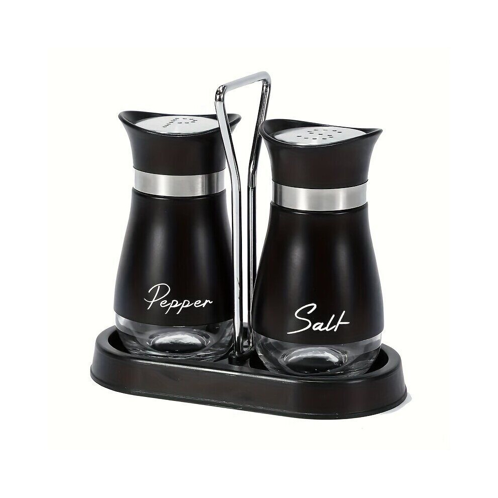 Ensemble salière et poivrière avec support pour cuisine, boisson