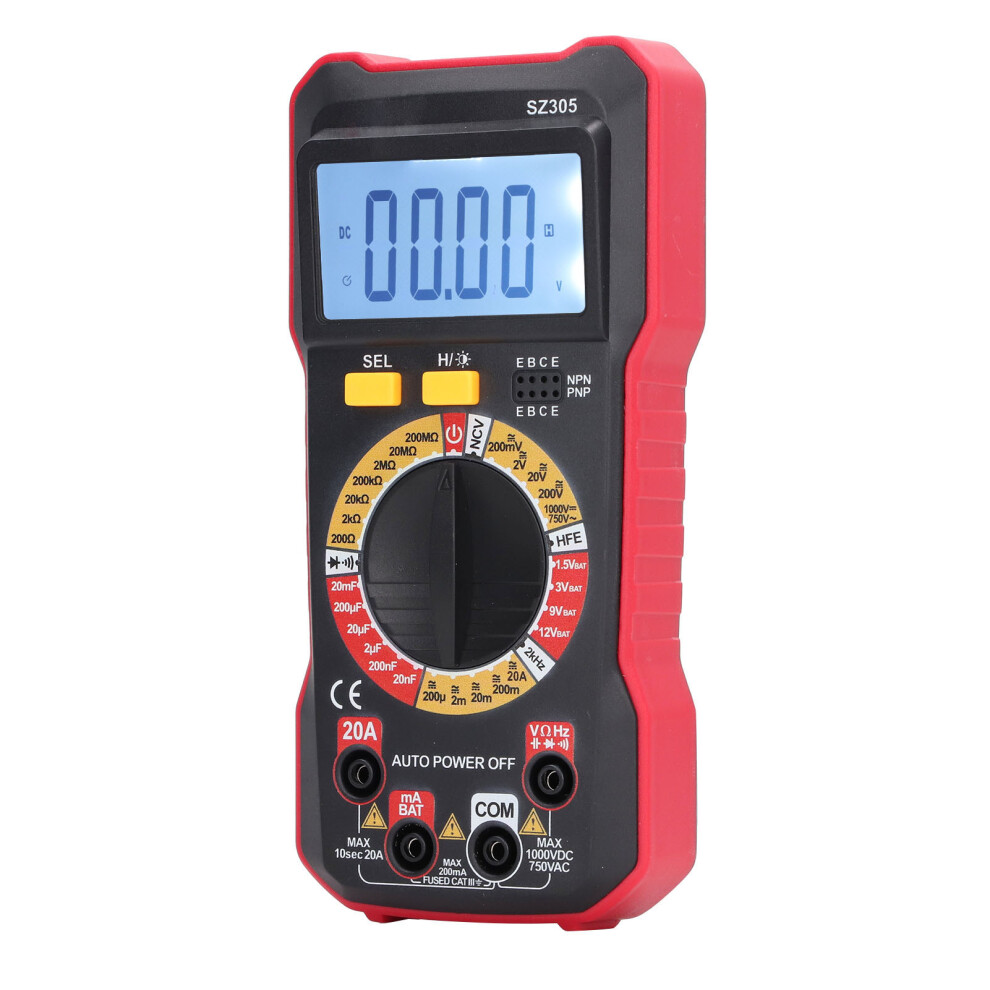 Non Contact Voltage Detection Digital Multimeter Sz305 With Alarm Feature 6901338500887