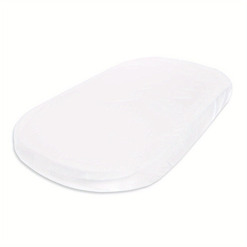 Drap-housse unisexe demi-pièce pour berceau (rose/blanc), Baltas