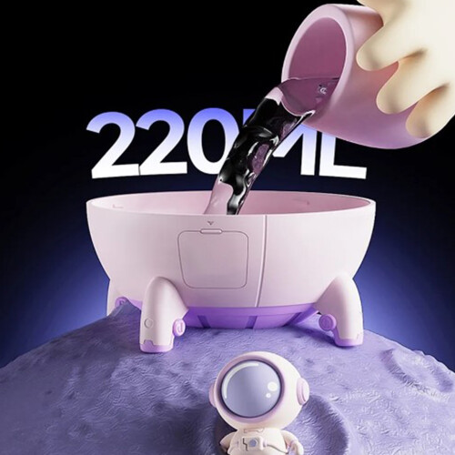 Spaceship Mini-USB-Befeuchter 110  110  119 mm Lila 2