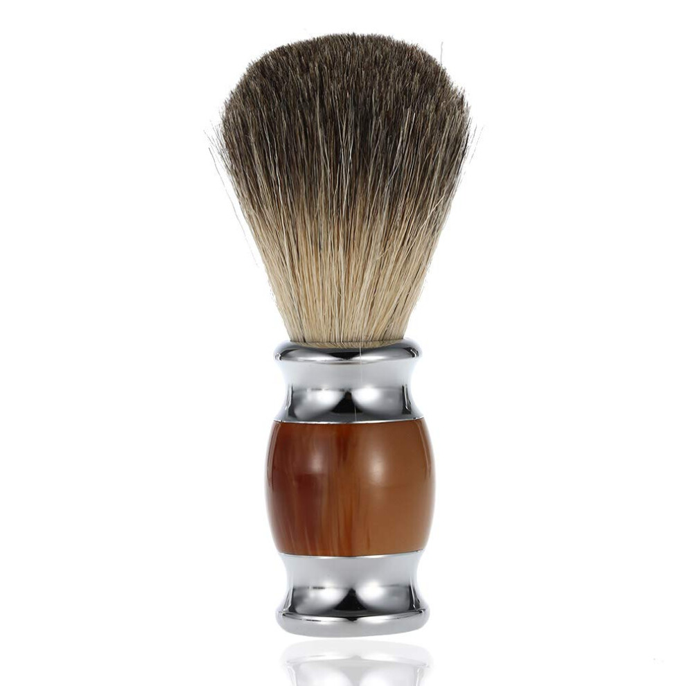 Shaving Brush Pure Badger Hair Resin Handle Professional Barber Grade For Men Face And Beard Barber Salon Use