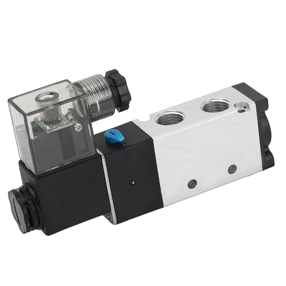 Dc12v 2-Position 5-Way Aluminum Solenoid Valve Ip65 For Pneumatic Air 8731338507580