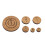 Circle Ruler Quilting Template Basswood 6