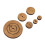 Circle Ruler Quilting Template Basswood 8