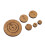 Circle Ruler Quilting Template Basswood 9
