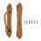 2 Pack Sliding Barn Door Handles Double Sided Hardware 10.5 inch Large Black 2