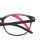 Farbenblindheitsbrille, Rahmen Schwarz-Rot, aus PC-Harz 11