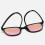 Farbenblindheitsbrille, Rahmen Schwarz-Rot, aus PC-Harz 10