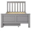 (grey) Storage Bed with Drawers Bed Furniture Frame 5