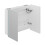 Living And Home Double-Door Bathroom Mirror Cabinet with LED Lighting 4