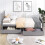 (grey) Storage Bed with Drawers Bed Furniture Frame 7