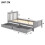 (grey) Storage Bed with Drawers Bed Furniture Frame 8