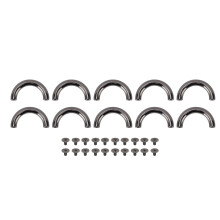 10 Sets D Ring Connector Buckle Zinc Alloy Iron