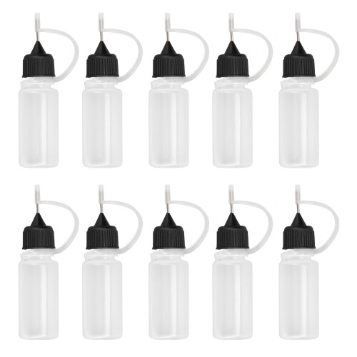 Nadelspitzen-Applikatorflasche 10ml weich durchsichtig 1