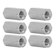 Edelstahl M6 Sechskant-Verbindungsnut, 20er Pack, Rostfreies Verbindungsnut-Set