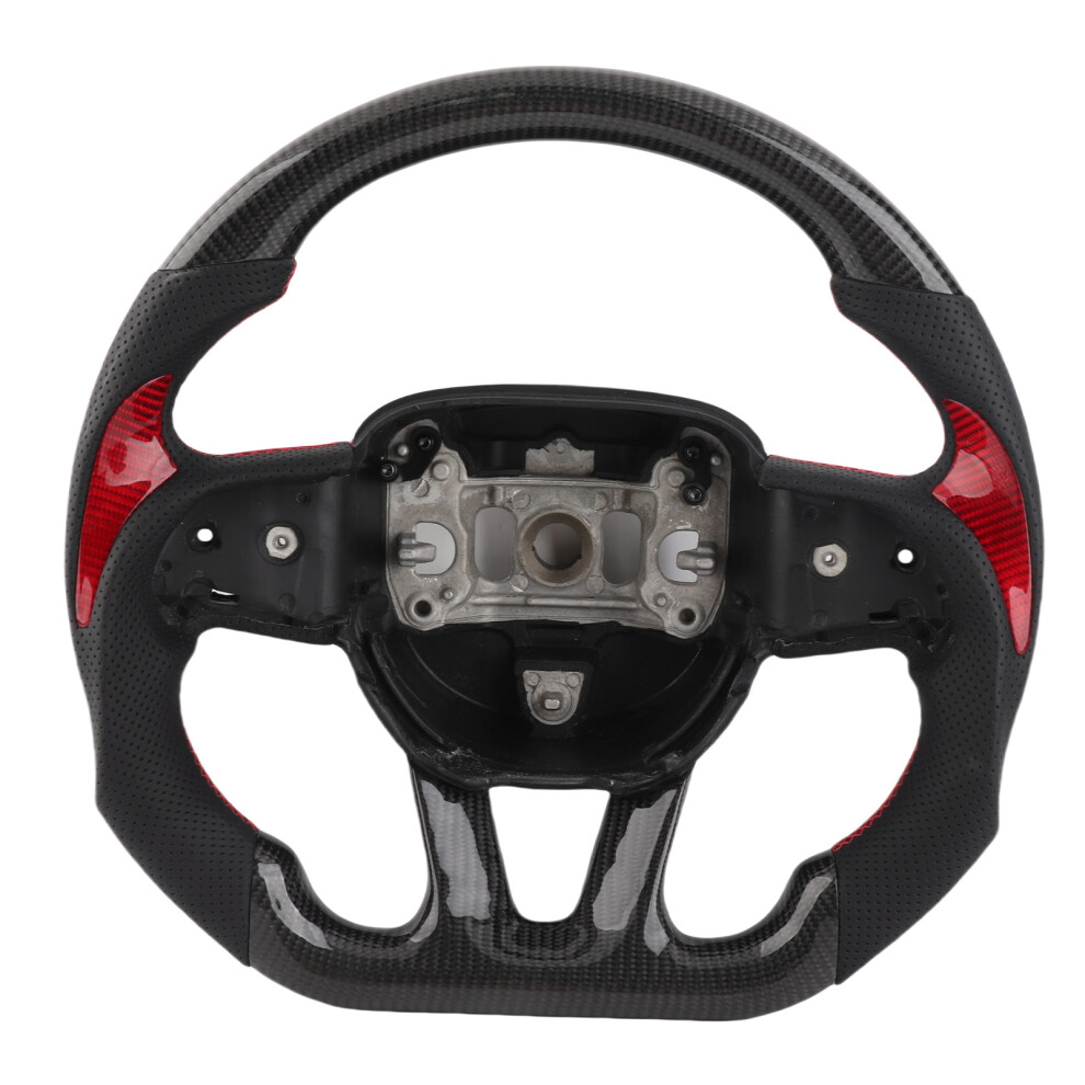 Carbon Fiber Steering Wheel Perforated Leather 9121376316388