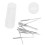 20PCS Sewing Machine Needles Stainless Steel 7