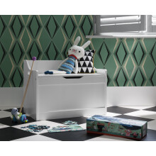 Noa and Nani - Toy Box Storage Organiser Lola - (White)