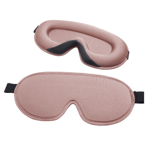 Light Blocking 3D Contoured Sleep Mask - Adjustable, Breathable, Unisex 2