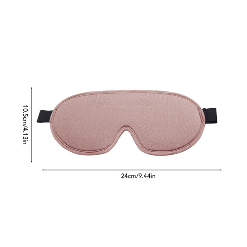 Light Blocking 3D Contoured Sleep Mask - Adjustable, Breathable, Unisex 1