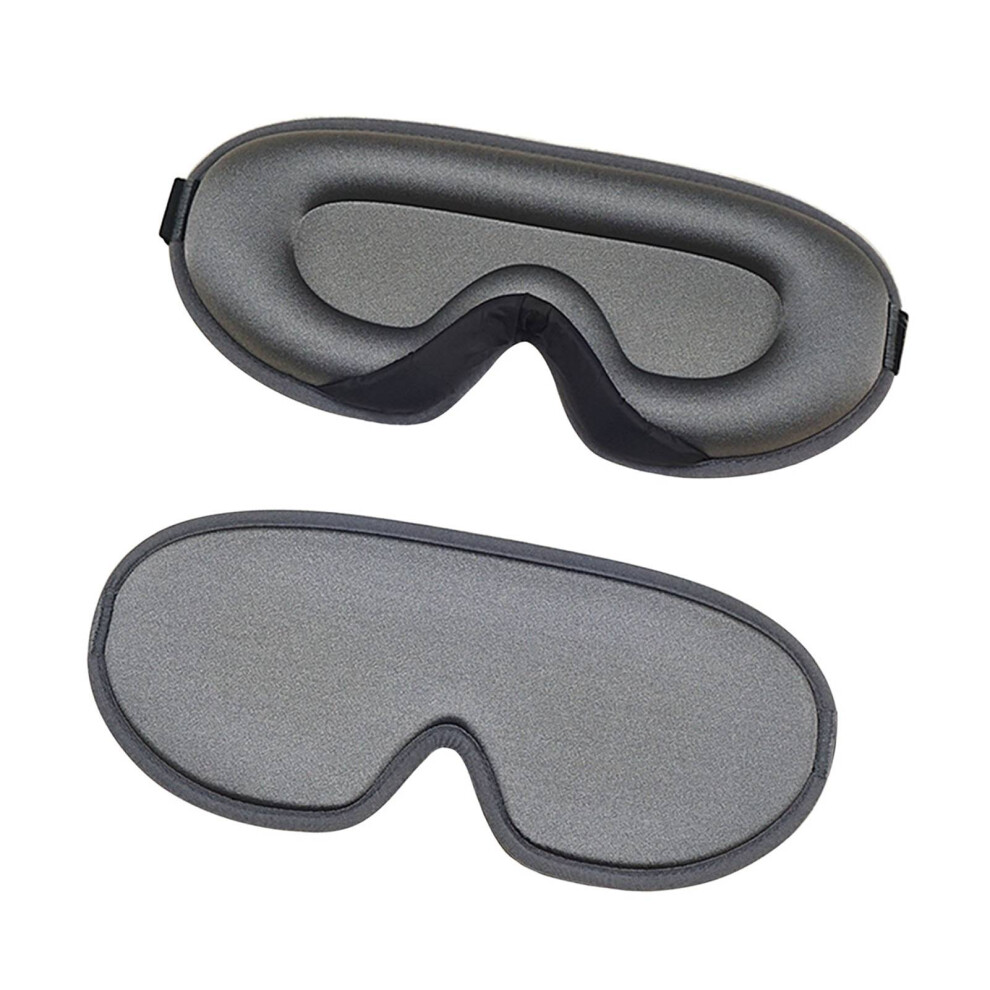 Dark Blocking Sleeping Eye Mask, 3D Contoured, Breathable, Adjustable, 64G