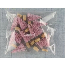 12Pc Mini DIY Christmas Tree Sisal Cedar Desktop Decoration Pink Xmas