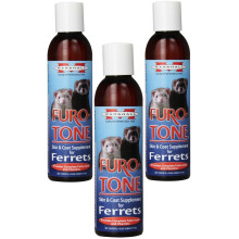 (3-pack) Marshall Furo Tone vitaminesupplement voor fretten, elk 170 gram