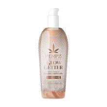 Hempz Glow Getter Hydrating Body Oil with Shimmer 6.76 oz - Vitamin-Rich Shea Butter & Ginseng for Radiant, Non-Greasy Skin | B0D186KZSK