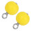 Yellow Pull Up Arm Strength Training Hanging Ball 10