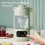 (Green, EU Plug) Multi-functional Nut Milk Maker Machine, 20 Oz Automatic Soy Milk Machine, Machine With Delay Start/keep Warm/self-cleaning 4