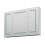 Living And Home Triple-Door Bathroom Mirror Cabinet with LED Lighting 5