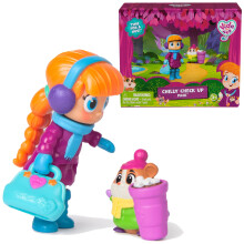 Vida the Vet Kold Check-Up-pakke: Vida & Popcorn-actionfigurer med dyrlægebag-tilbehør – Læge-legetøj til børn fra 3 år
