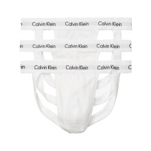Calvin Klein Herr Cotton Stretch Jock Strap 3-pack - Vit, Liten