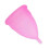 S sanftrosa Silikon-Menstruationsbecher 6,2  4,3 cm 9