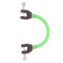 Green Ski Tip Connector for Beginners - Durable Easy Use & Store
