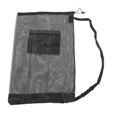 Large Mesh Ball Bag 50L Drawstring Storage for Sports Equipment, S