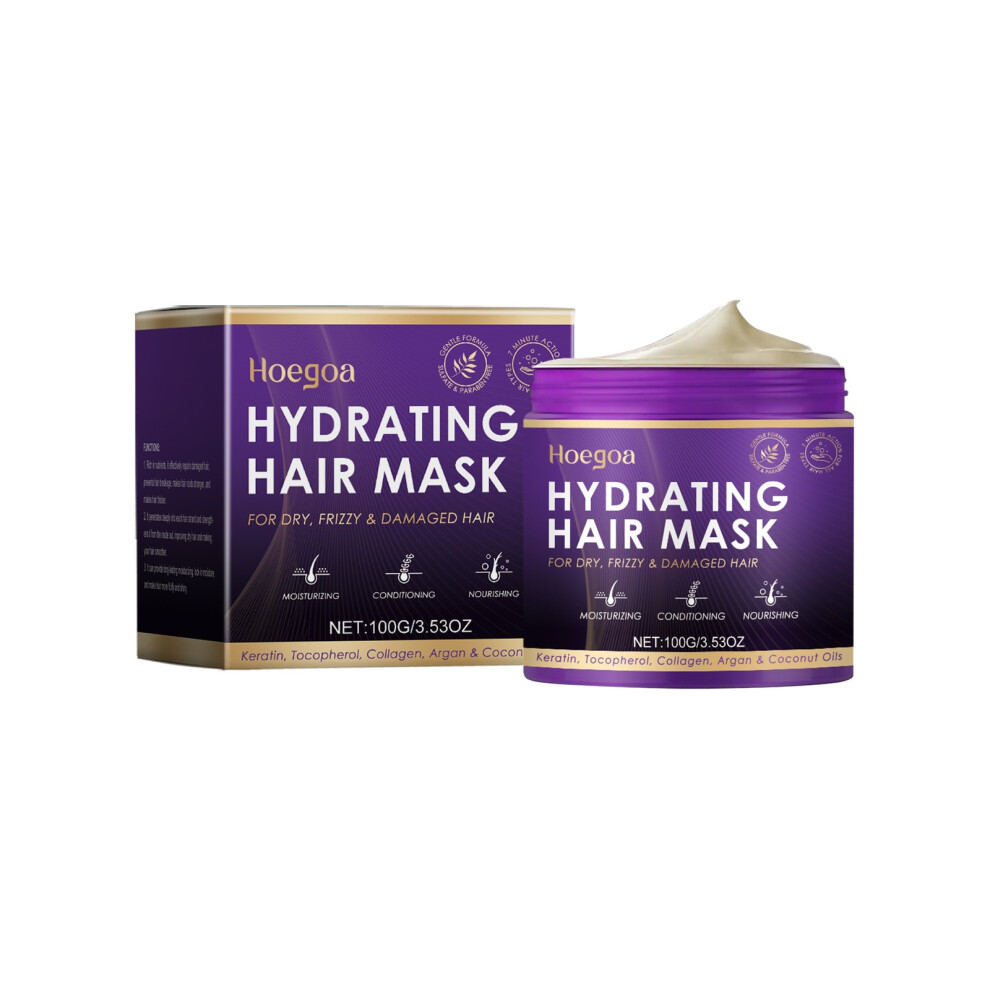 (100g) Moisturizing hair care mask nourishing moisturizing repair dry fluffy smooth hair care soft hair mask