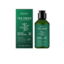(Conditioner 100ml) Tea Tree Shampoo Set Scalp Cleansing Care Moisturizing Softness and Nourishing Dry Frizzy and Smooth Hair