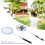 1 Pair Durable Sport Badminton Racket Aluminium 9