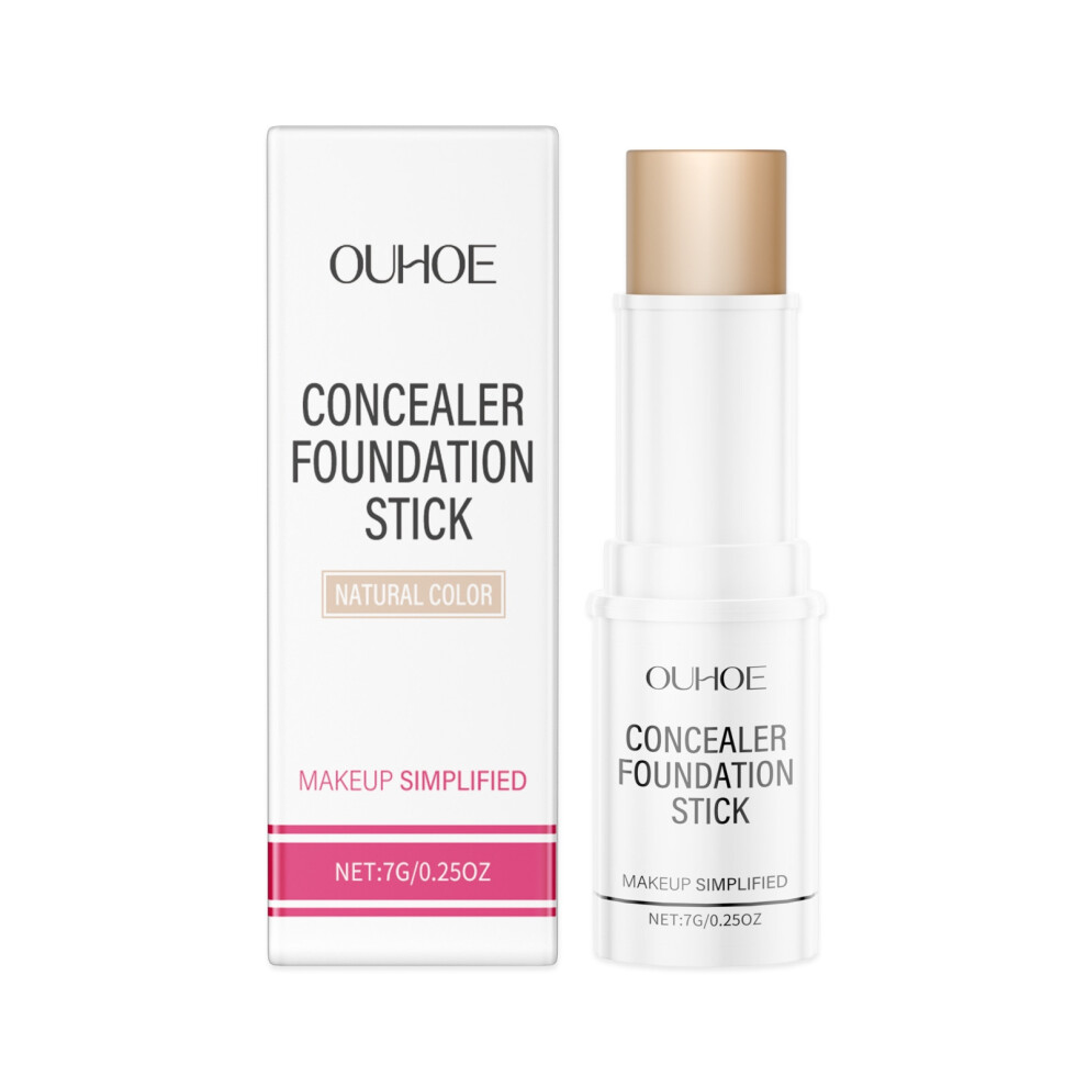 (Natural color * 7g) Concealer foundation stick series Portable waterproof, sweat-proof, moisturized, non-greasy, light and makeup-free foundation-image-OPC-PJH8KSX-NEW