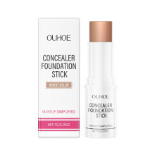 (Wheat color * 7g) Concealer foundation stick series Portable waterproof, sweat-proof, moisturized, non-greasy, light and makeup-free foundation