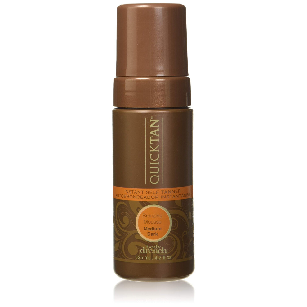 Autobronzant instantan    Body Drench Quick Tan | Mousse bronzante | Mousse bronzante pour un bronzage naturel et rapide | Teinte moyennement fonc