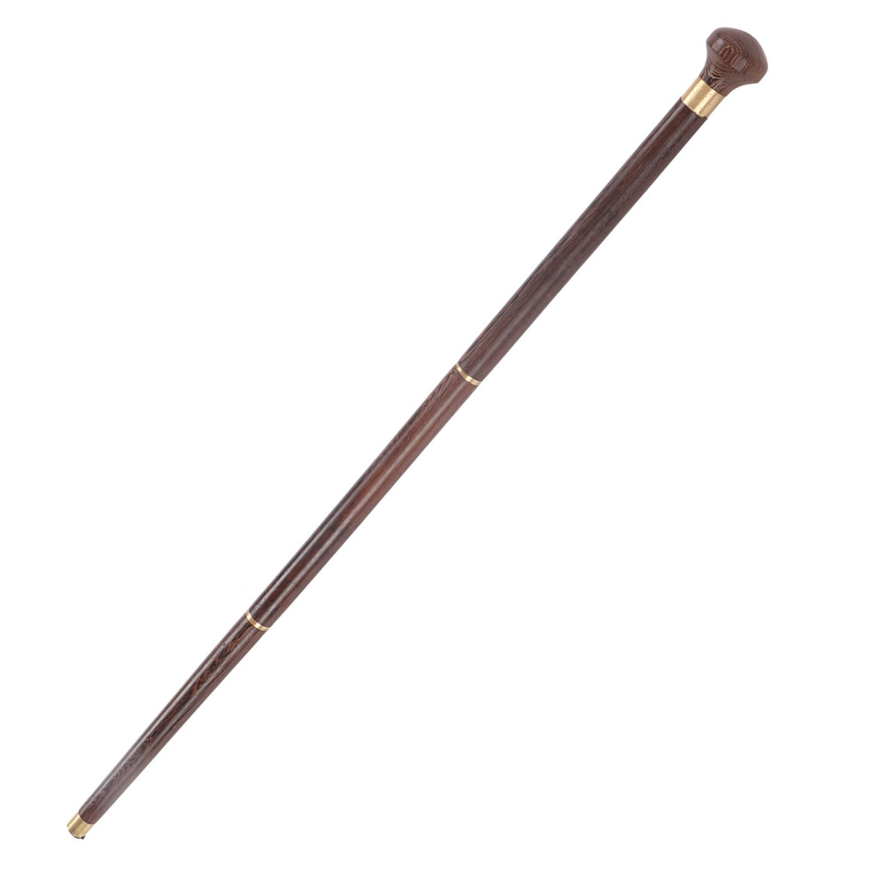 Wenge Elderly Walking Stick â Ergonomic, Detachable, 88cm, Round Grip