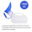 Urinal Bottle Universal Urine Bottle Portable PE 5