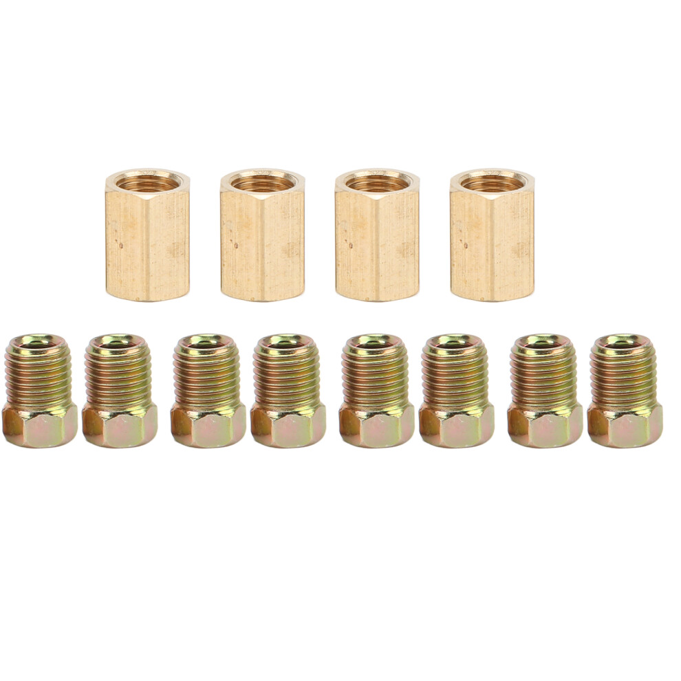 12Pcs Brake Line Fittings Kit 3/8Inâ24 Thread 9121376320880