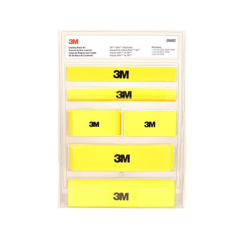 3M 3M Stikit Sanding Block Kit 5692 - 6-Count, One Size, Includes 6 Block Sizes