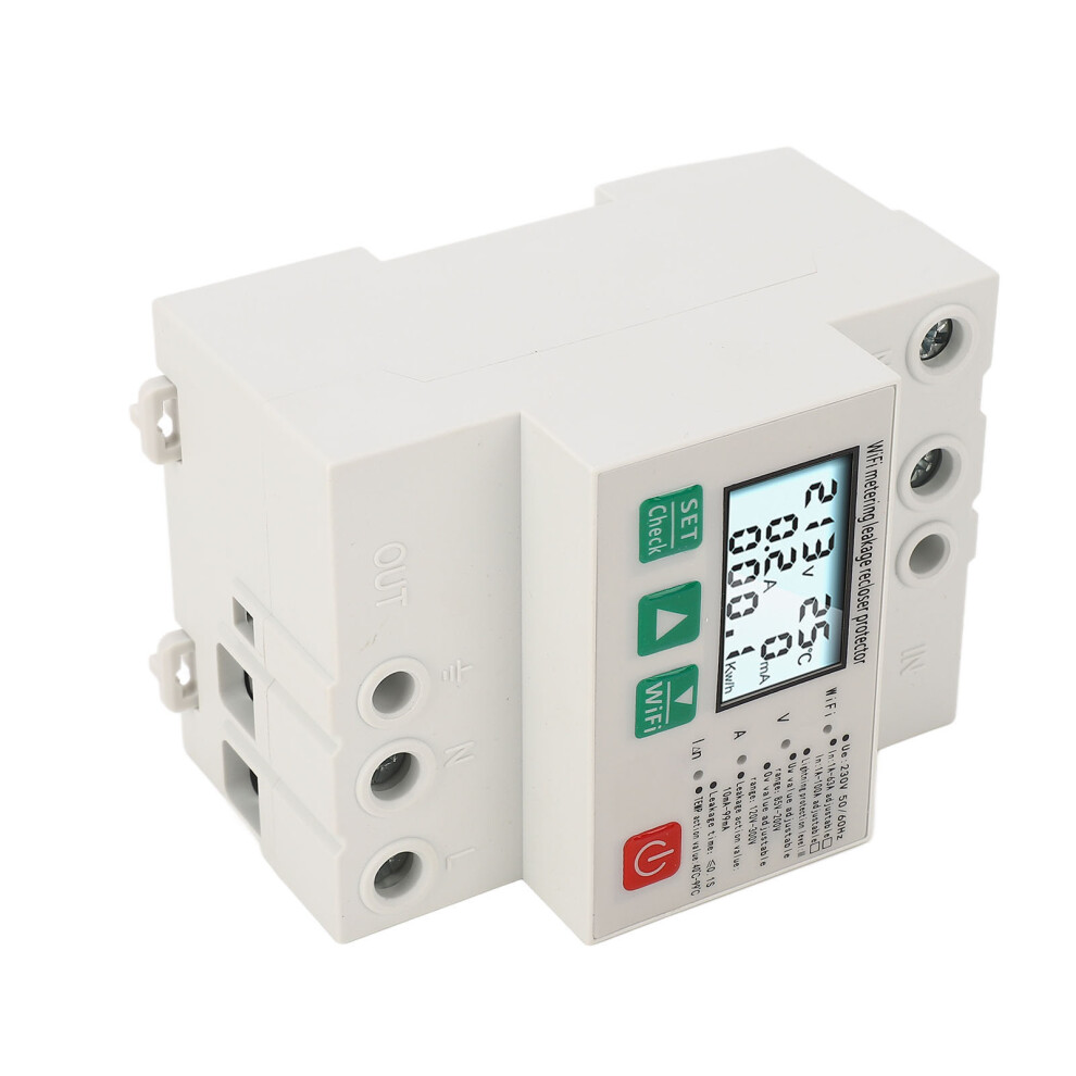 Smart Wifi Circuit Breaker 1-63A Over Voltage Leakage Lightning Protector 6951338528220