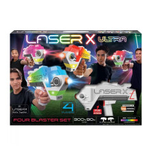 Laser X Revolution Blaster-to-Blaster 4 Pack - Multiplayer Laser Tag Set 1601265